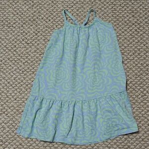 GAP Kids Light Blue and Green Dress